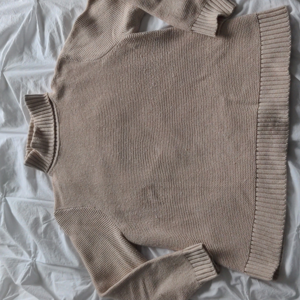 ✨3/$25 J Crew Factory Cream Turtleneck Sweater